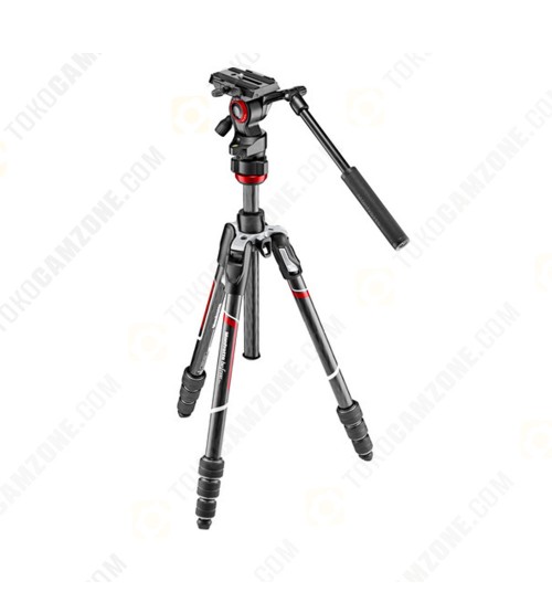 Manfrotto Befree Live Carbon Fiber Video Tripod Kit with Twist Leg Locks MVKBFRTC-LIVE